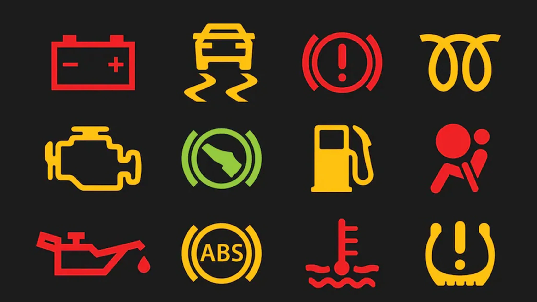 Car Dashboard Warning Lights